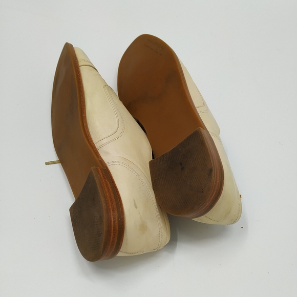 VIA SPIGA Beige Designer Casual Round Toe Lace Up Oxfords 7M Preown - Picture 6 of 13